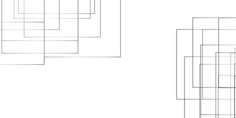 Abstract seamless random geometric black, gray lines pattern on a transparent background design. Vector for presentation. Modern minimal and clean white gold background with shadows.