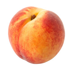 A nectarine isolated on a transparent background

