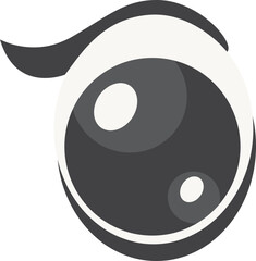 Cartoon Eye Graphic Illustration