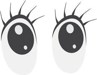 Cartoon Eye Graphic Illustration