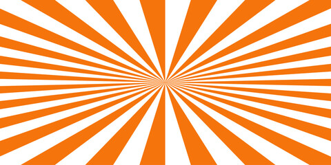 Abstract symmetrical radial burst background featuring alternating dark yellow and forest white rays. circle motifs. Sunset light retro design. Vintage sunrays swirl sun beam pattern. Swirl texture.