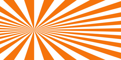 Abstract symmetrical radial burst background featuring alternating dark yellow and forest white rays. circle motifs. Sunset light retro design. Vintage sunrays swirl sun beam pattern. Swirl texture.