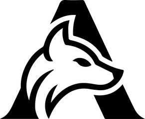 a Wolf Logo 
