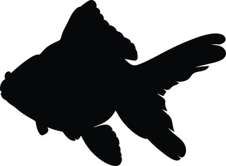 Black and white abstract shark vector illustration isolated on white background
