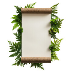 Watercolor icon of a spring poem on old paper