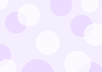 かわいい紫色の水玉の背景イラスト　ベクター	
