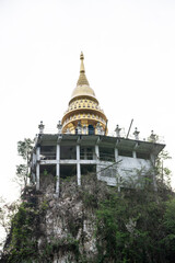 Khao na nai luang dharma park.Temple on the mountain.Surat Thani, Thailand.