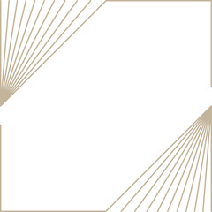 Monoline Elegant Square Geometric Frame