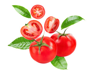tomato   isolated on transparent png (Image from camera)