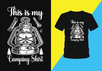 camping t shirt design, camping Vector. graphic vector print for t shirt and background print design:.