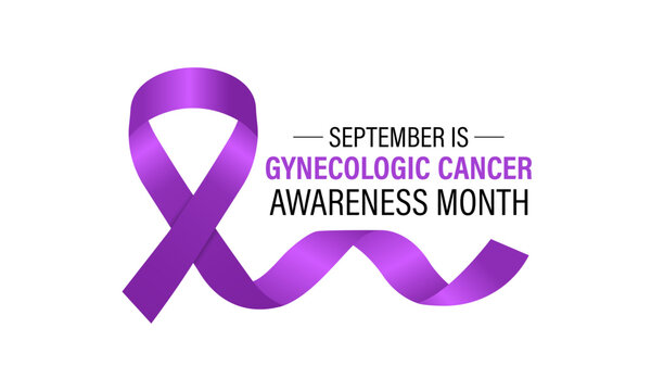  Vector graphic of Gynecologic Cancer Awareness Month is Unite to Educate, Empower, and Save Lives. Increase awareness of cervical, ovarian, uterine, vaginal, and vulvar cancers. Banner poster, social
