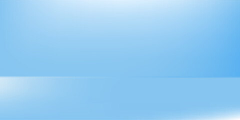Blue gradient background, Abstract studio presentation product. Vector illustration.