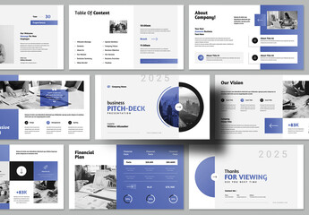 Business Pitch Deck Presentation Template