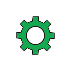 gear icon vector illustration