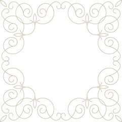 Monoline Square Decorative Frame
