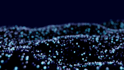 abstract background with blue drops