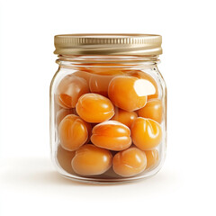 Delicious Golden Candies in a Glass Jar Sweet Treats, Homemade Candy, Gourmet Candies