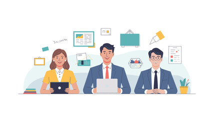 Business Team Meeting, Diversity, Collaboration, Modern Workplace, Professionalism, Teamwork, Diverse Team, Office Environment, Communication, Success, Innovation