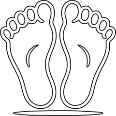 Representing Lakshmi's Footprints: A symbolic graphic, ideal for Diwali designs, spiritual art projects, or cultural presentations, showcasing Indian tradition and auspiciousness.