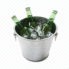 champagne bottle and bucket