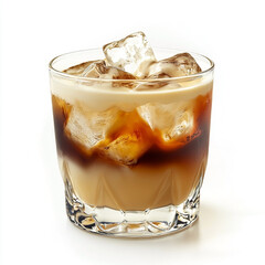 Refreshing Iced Coffee Cocktail Layered Perfection