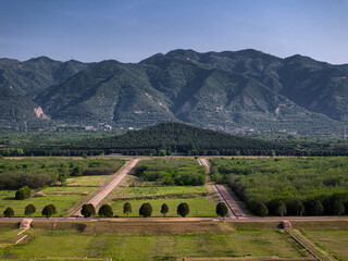 The Mausoleum of the First Qin Emperor in Mount Li