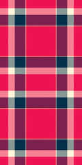 Vibrant pink, navy, and cream plaid pattern.  Perfect for textile design, fashion, website backgrounds, or any project needing a bold, textured look.