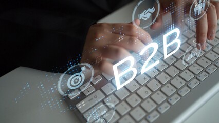 B2B strategy and technology transforming business-to-business operations, optimizing communication,...