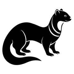 silhouette of a Ferret 