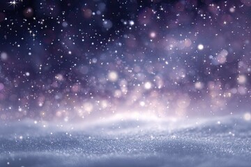 Obraz premium Winter night bokeh