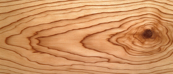 Fototapeta premium Stunning close-up of wood grain, showcasing intricate swirls and knots. Perfect for backgrounds or textures.