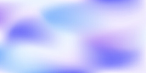 Blurred abstract background. Mesh gradient. Standard banner size. Background for poster, brochure, booklet. Colorful, blue, purple gradient. Unicorn colors