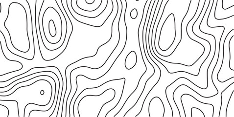 Modern Wavy white topography abstracted on a white backdrop. cartography topographic map. Topographic map background geographic line map.