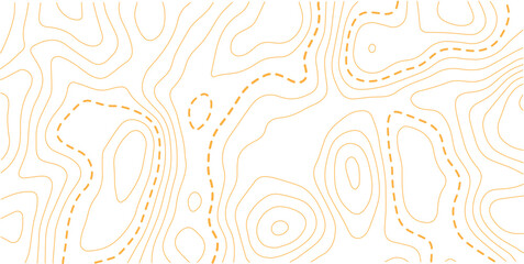 Retro topographic map. Geographic contour map. Abstract outline grid, vector illustration.