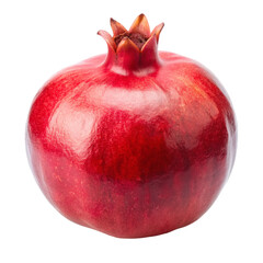 pomegranate on white background