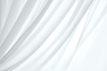 Soft White Fabric Drapery