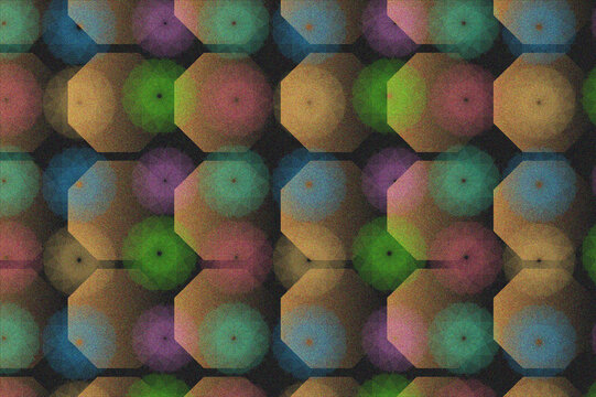 Gra pattan jpeg Abstract background with colorful overlapping octagons and