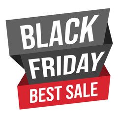 Black Friday promo badges for seasonal shopping and big discounts