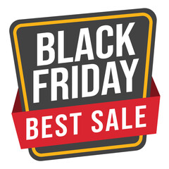 Black Friday promo badges for seasonal shopping and big discounts