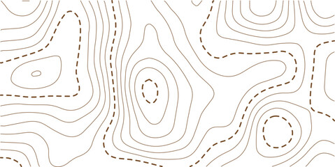Contour topographic map. Geographic grid map background. Black lines on white background. Vector illustration.