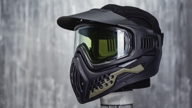 Paintball mask.
