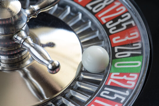Roulette con pallina su zero