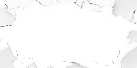 Ripped paper edges frame design on transparent background