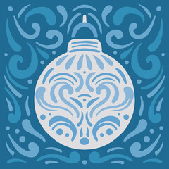 Christmas Vector illustration. Merry Christmas Vector Image.