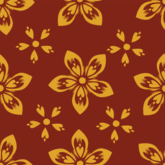 Seamless floral pattern, vintage background