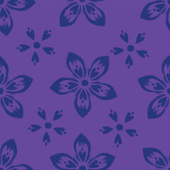 Seamless floral pattern, vintage background