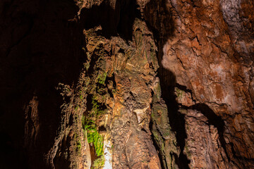 The stalactite cave Grotta Gigante is the deepest cave in Europe