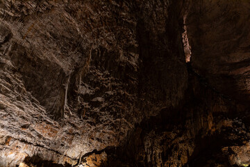 The stalactite cave Grotta Gigante is the deepest cave in Europe