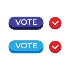 Vote Icon Vector Design.
