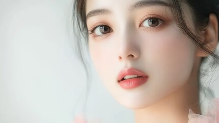 Asian Women's Beauty Image (Skin Care, Body Care, Beauty Salon)